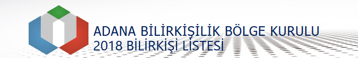 2018 Adana Bilirkişi Listesi